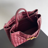 Contemporary Faux Leather Handbag - Chic Everyday Appeal | Women's Luxury Handbag #1586 - side angle view (image 2) of designer-inspired handbag
