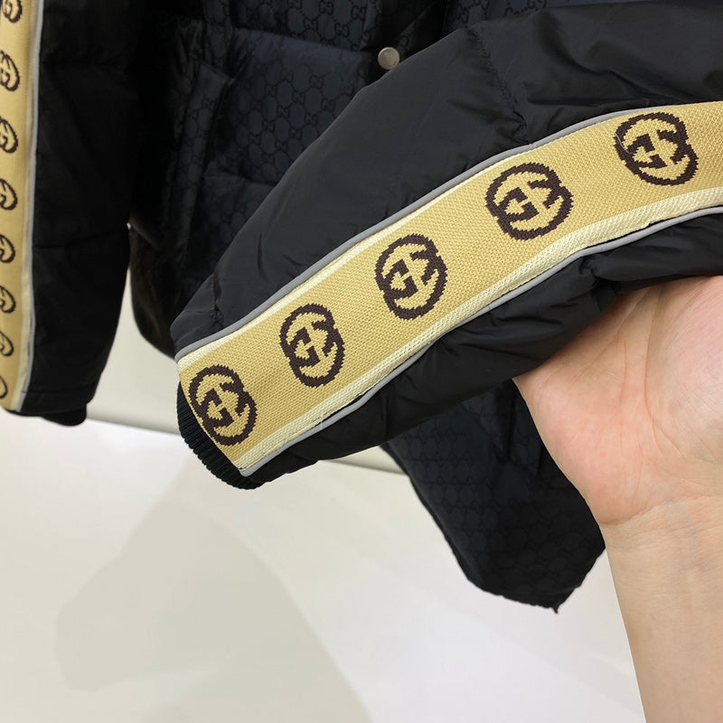 Front view of Gucci luxury clothing with runway-inspired design