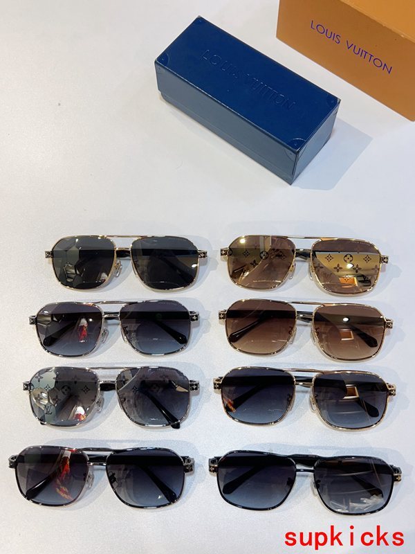 Lifestyle view of Louis Vuitton unisex sunglasses