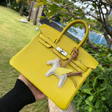 Fluid handbag styled for everyday wear