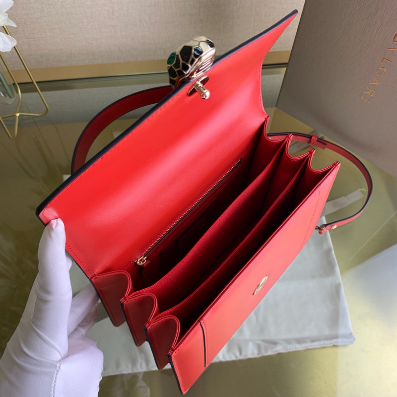 Statement Vegan Leather Handbag - Sleek Minimalist Lines | Women's Everyday Carry Handbag #1697 - side angle view (image 2) of designer-inspired handbag