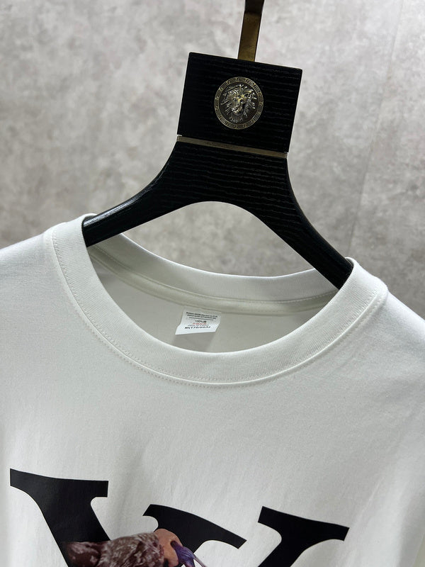 Close-up detail shot of Louis Vuitton luxury clothing with monogram-inspired silhouette