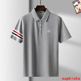 Side profile of Moncler luxury clothing with contemporary cut