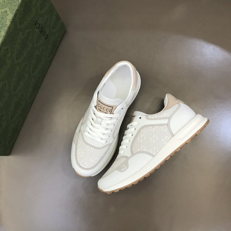Gucci bold contrast luxury sneakers view 9 minimalist modern build