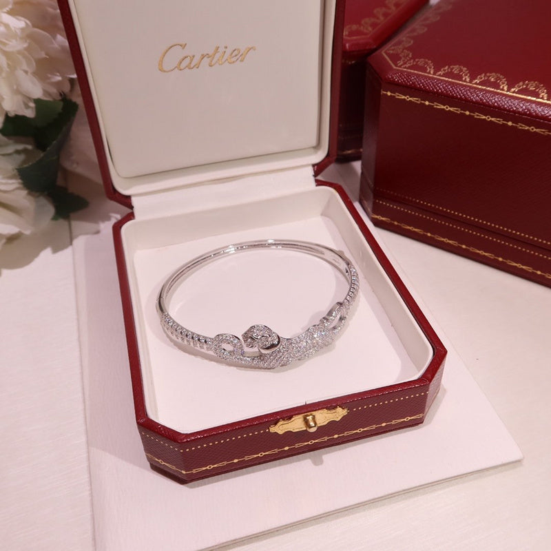 Front view of Cartier unisex jewelry piece