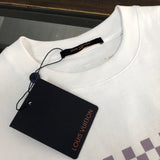 Full styled look of Louis Vuitton cotton t-shirt with runway-inspired design