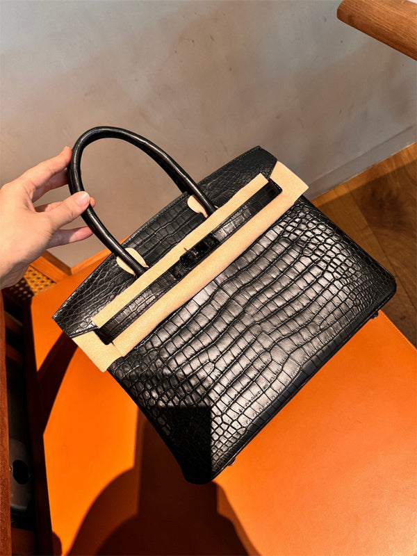 Interior view of statement premium bag