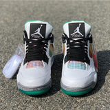 Nike clean off-white luxury sneakers view 4 chunky sole construction