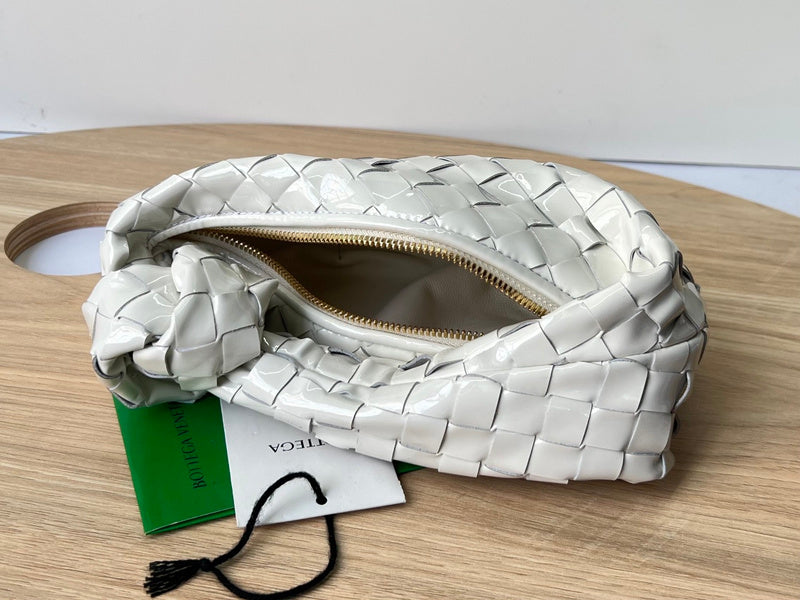 Polished Faux Leather Handbag - Sleek Minimalist Lines | Women's Statement Accessory #1657 - alternate angle view (image 8) of designer-inspired handbag