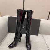 Saint Laurent luxury shoes detail shot