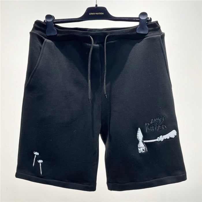 Front view of Louis Vuitton cotton t-shirt with runway-inspired design