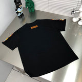 Front view of Louis Vuitton cotton t-shirt with logo-detail design