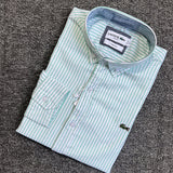 Full styled look of Lacoste luxury clothing with logo-detail design