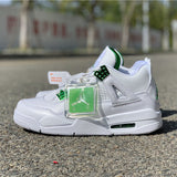 Side profile of Nike two-tone sneakers minimalist modern build