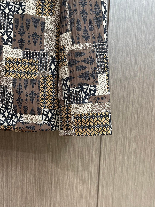 Back view of Louis Vuitton luxury clothing with logo-detail design