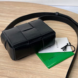 Structured Faux Leather Handbag - Modern Structured Build | Women's Designer-Inspired Purse #1668 - back view (image 4) of designer-inspired handbag