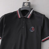 Full styled look of Moncler luxury clothing with relaxed-fit cut
