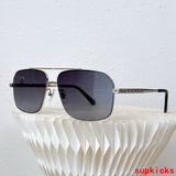 Close-up detail view of Louis Vuitton unisex sunglasses