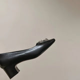 Hermès Chocolate Brown Ankle Strap Heels - Close-Up Texture View
