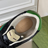 Gucci sneakers detailed view showing premium designer craftsmanship