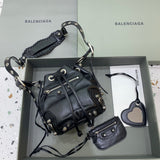 Understated Vegan Leather Handbag - Premium Craftsmanship Detailing | Women's Premium Handbag #308 - front view (image 1) of designer-inspired handbag