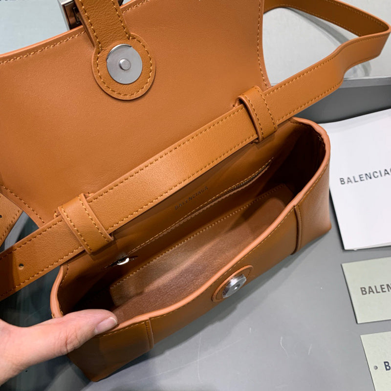 Timeless Vegan Leather Handbag - Signature Hardware Accents | Women's Statement Accessory #517 - alternate angle view (image 8) of designer-inspired handbag