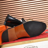 Hermes shoes Style 057 - logo and branding close-up