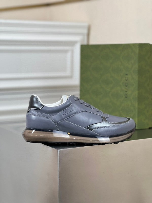 Gucci bold contrast luxury sneakers view 7 breathable knit upper
