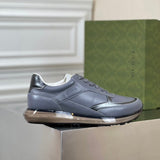 Gucci bold contrast luxury sneakers view 7 breathable knit upper