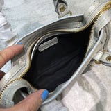 Effortless Faux Leather Handbag - Modern Structured Build | Women's Fashion Handbag #640 - styled full view (image 7) of designer-inspired handbag