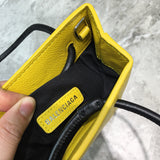 Timeless Vegan Leather Handbag - Sleek Minimalist Lines | Women's Everyday Carry Handbag #1073 - texture close-up (image 9) of designer-inspired handbag