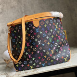 Side profile of structured statement women's handbag – women's designer-style accessory