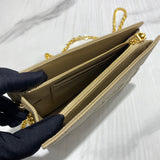 Handle and strap detail of modern sleek women's handbag – women's designer-style accessory
