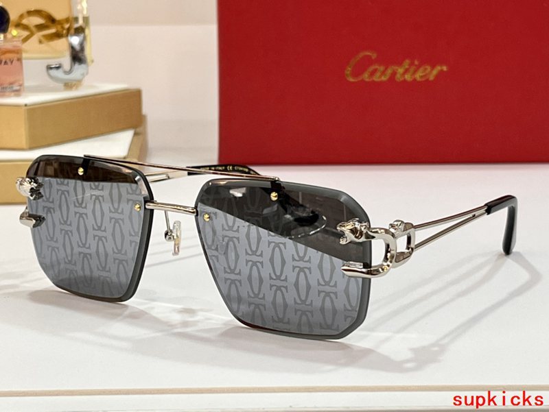 Lifestyle view of Cartier unisex sunglasses