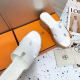 Hermes sandals Style 155 - logo and branding close-up