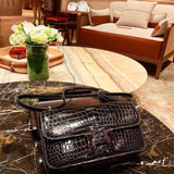 Statement handbag styled for everyday wear