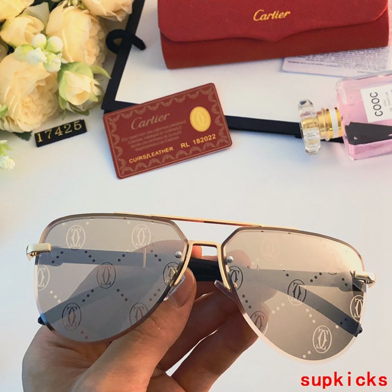 Side view of Cartier unisex sunglasses
