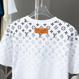 Front view of Louis Vuitton cotton t-shirt with signature branding