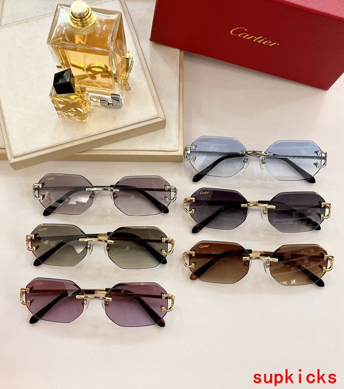 Lifestyle view of Cartier unisex sunglasses