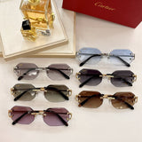 Lifestyle view of Cartier unisex sunglasses