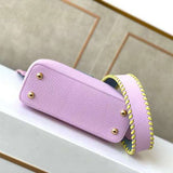 Back view of sleek elevated women's handbag – women's premium purse