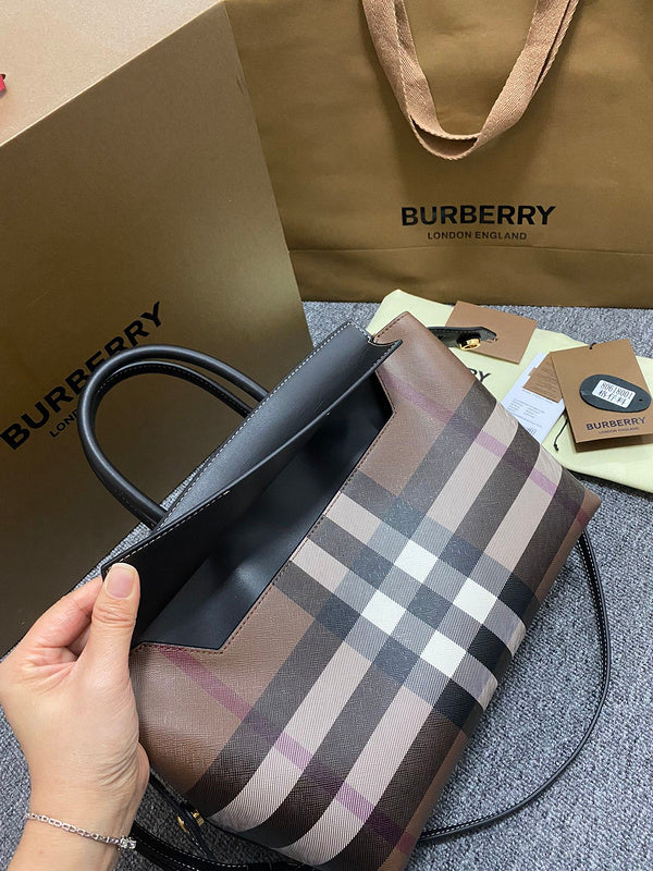 Elegant Premium PU Leather Handbag - Modern Structured Build | Women's Designer-Inspired Purse #1123 - product detail shot (image 10) of designer-inspired handbag
