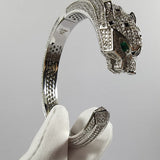 Close-up detail view of Cartier unisex jewelry piece