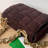 Contemporary Faux Leather Handbag - Statement Silhouette | Women's Fashion Handbag #1656 - texture close-up (image 9) of designer-inspired handbag