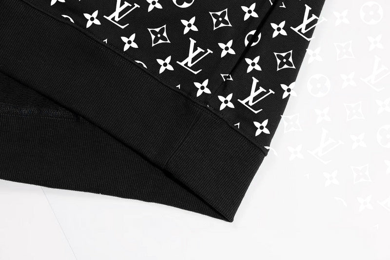 Back view of Louis Vuitton luxury clothing with everyday silhouette