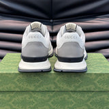 Gucci classic monochrome luxury sneakers view 9 heritage-inspired look