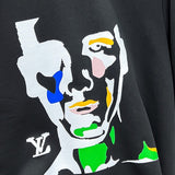 Flat lay presentation of Louis Vuitton luxury clothing with tailored silhouette