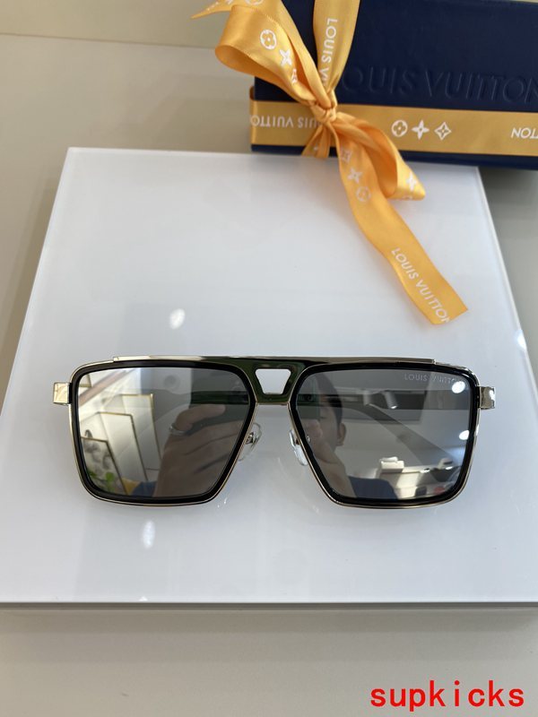 Lifestyle view of Louis Vuitton unisex sunglasses