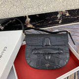 Front view of chic statement women's handbag – women's designer-style accessory