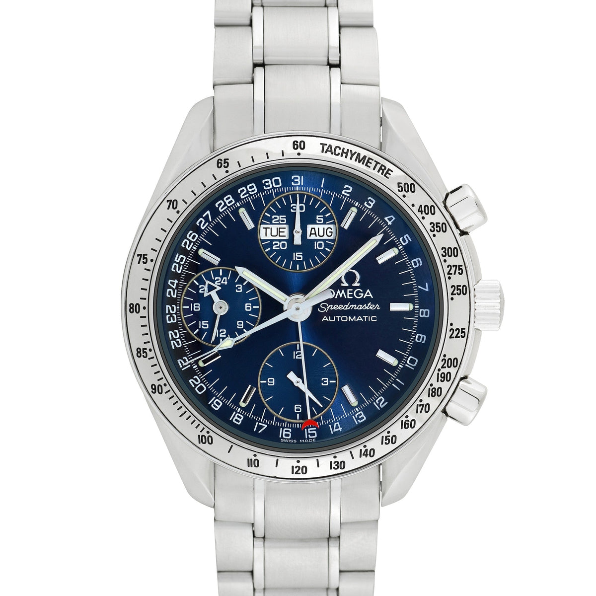 Side view of Omega men's watch